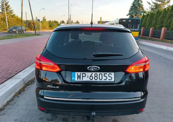 Ford Focus cena 39700 przebieg: 187050, rok produkcji 2016 z Płock małe 781